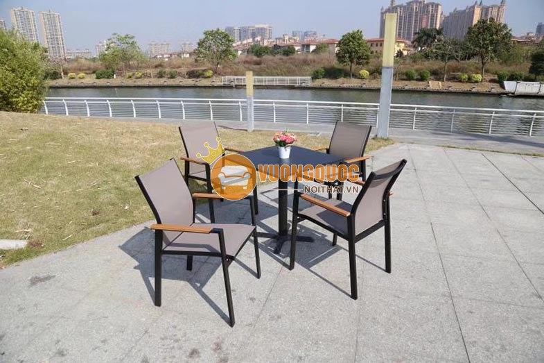 Bộ bàn ghế cafe ngoài trời hiện đại ZX FB298-1